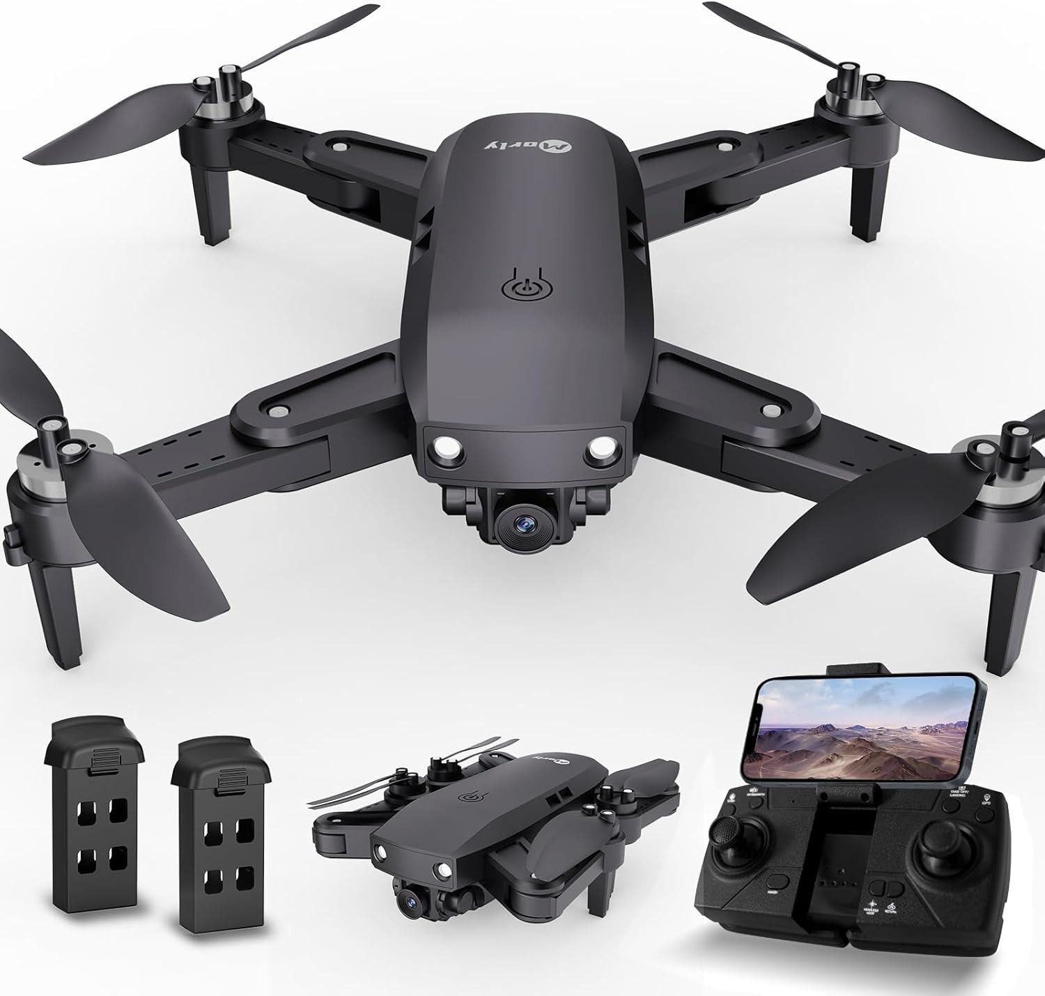 Drone GPS com câmera para adultos Drones 4K Motor sem escova Retorno automático para casa Transmissão WiFi 5G Dobrável FPV RC Quadcopter UAV Altitude Hold Siga-me 36 minutos de voo Estojo de transporte