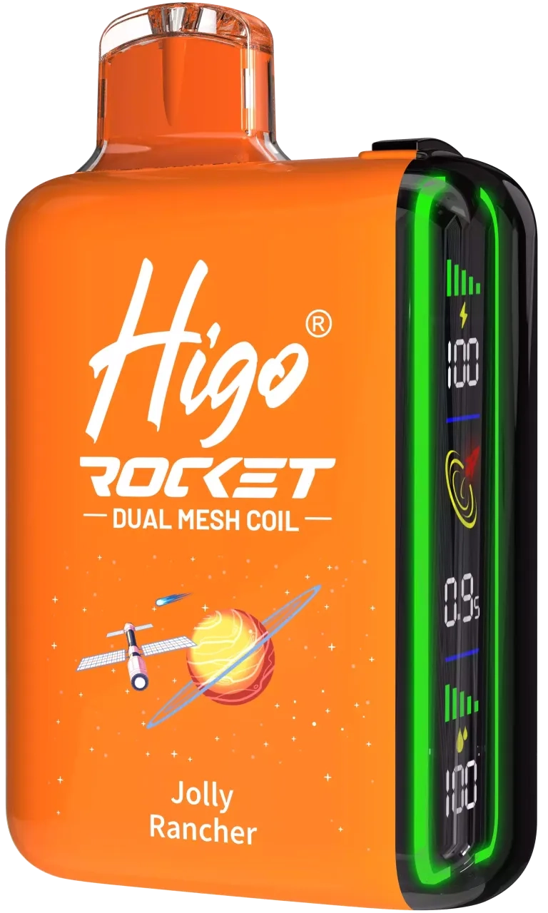 HIGO Rocket 20,000-puff refillable disposable vapes