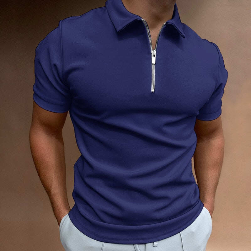 Koszulka polo zapinana z boku | 50% RABATU