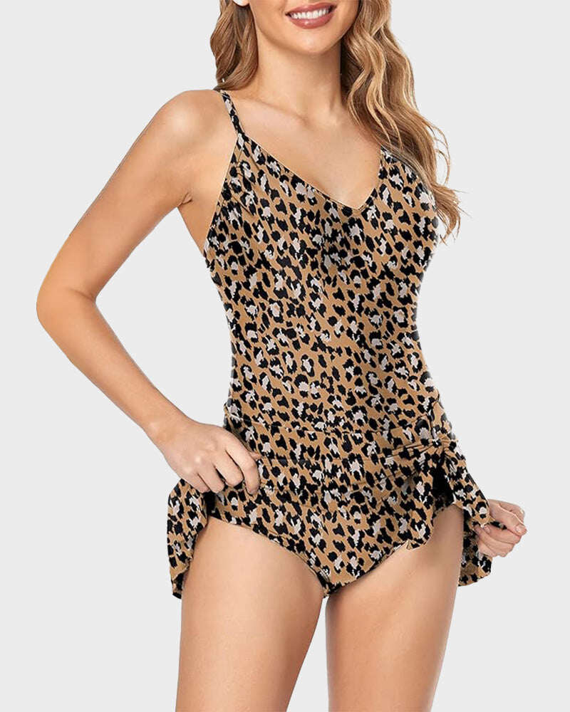 2025 New Women's Tummy Control Slim Fit One Piece Swimsuit