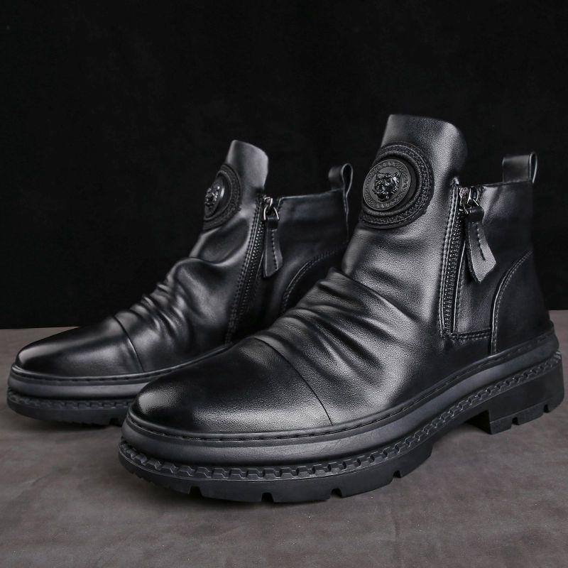 🔥Oferta por tempo limitado 49% DE DESCONTO🔥Botas Martin de couro feitas à mão italianas