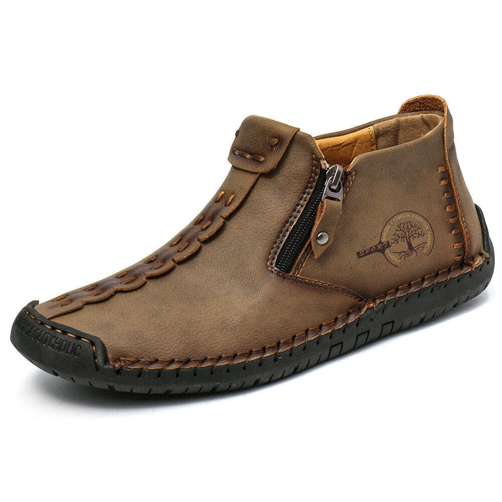 2022 Zipper Outdoor Casual Ręcznie szyte buty robocze
