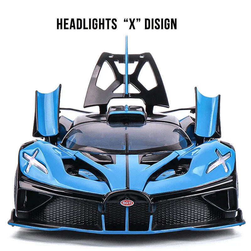1:24 μοντέλο Bugatti Bolide Die
