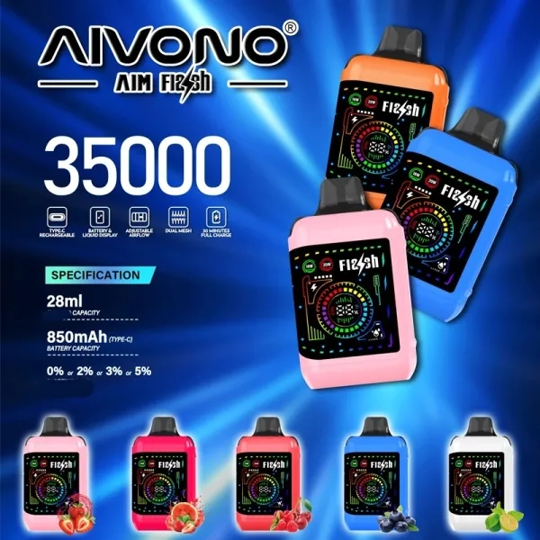 AIVONO AIM FLASH 35000 Puffs Random Option (fast delivery)