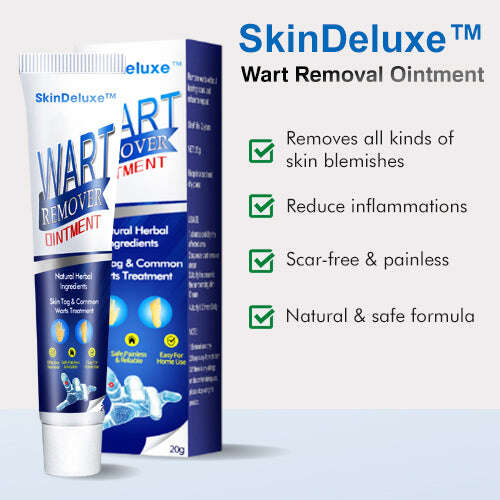 Venda no último dia - 60% OFF🔥SkinDeluxe ™ Wart Removal Cream remove instantaneamente as impurezas da pele!