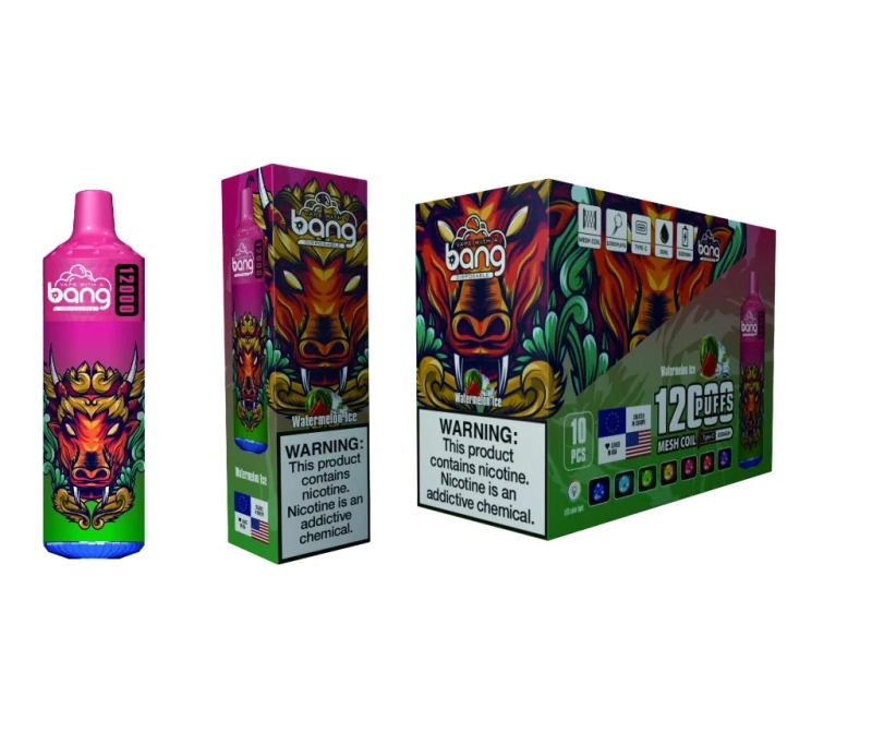 BANG 12,000 Puffs 0% 2% 5% Low Nicotine Bulk Buy Rechargeable Disposable Vapes Pen Wholesale