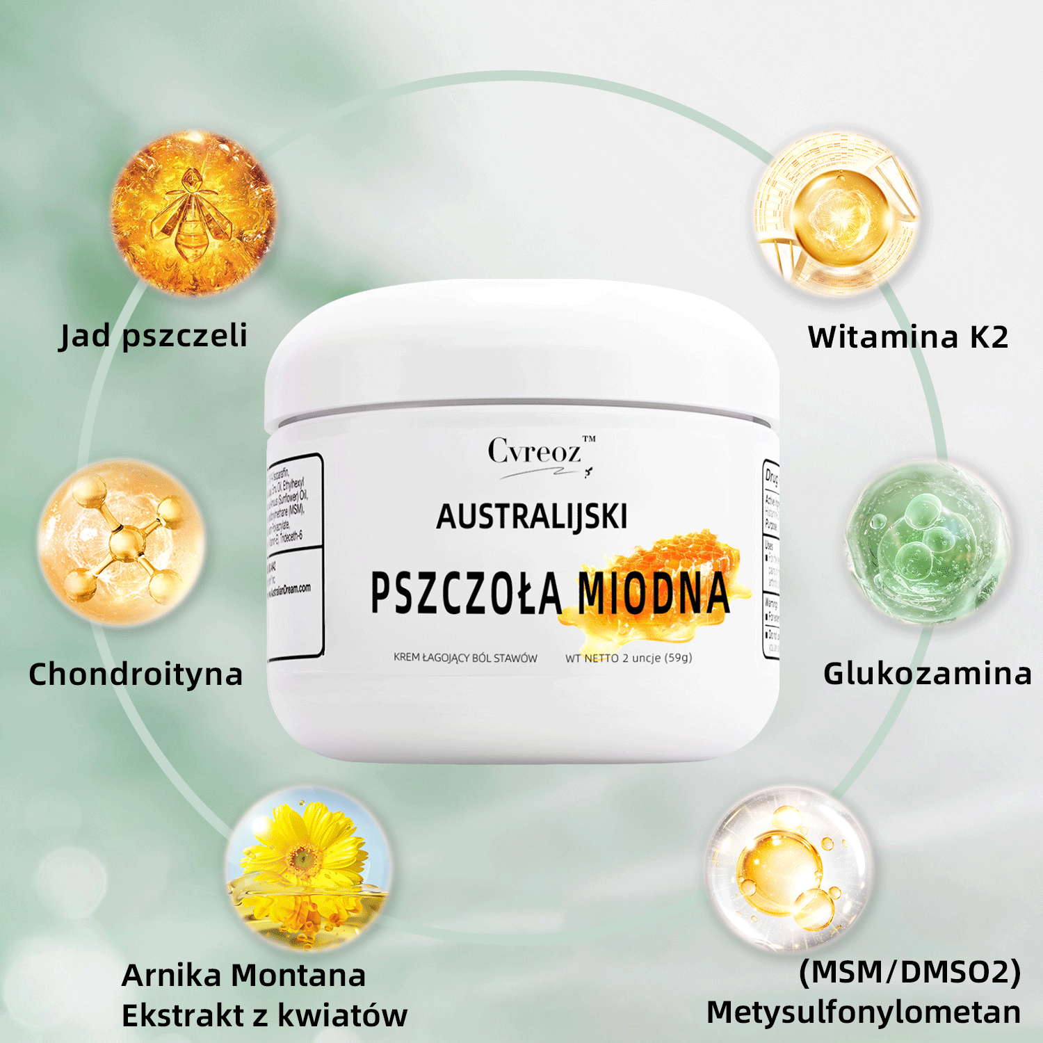 🚩🚩 Creme Australian Honey Bee Truison Cvreoz ™ para controle da dor e cura óssea (🐝 Desconto por tempo limitado nos últimos 30 minutos 💥）