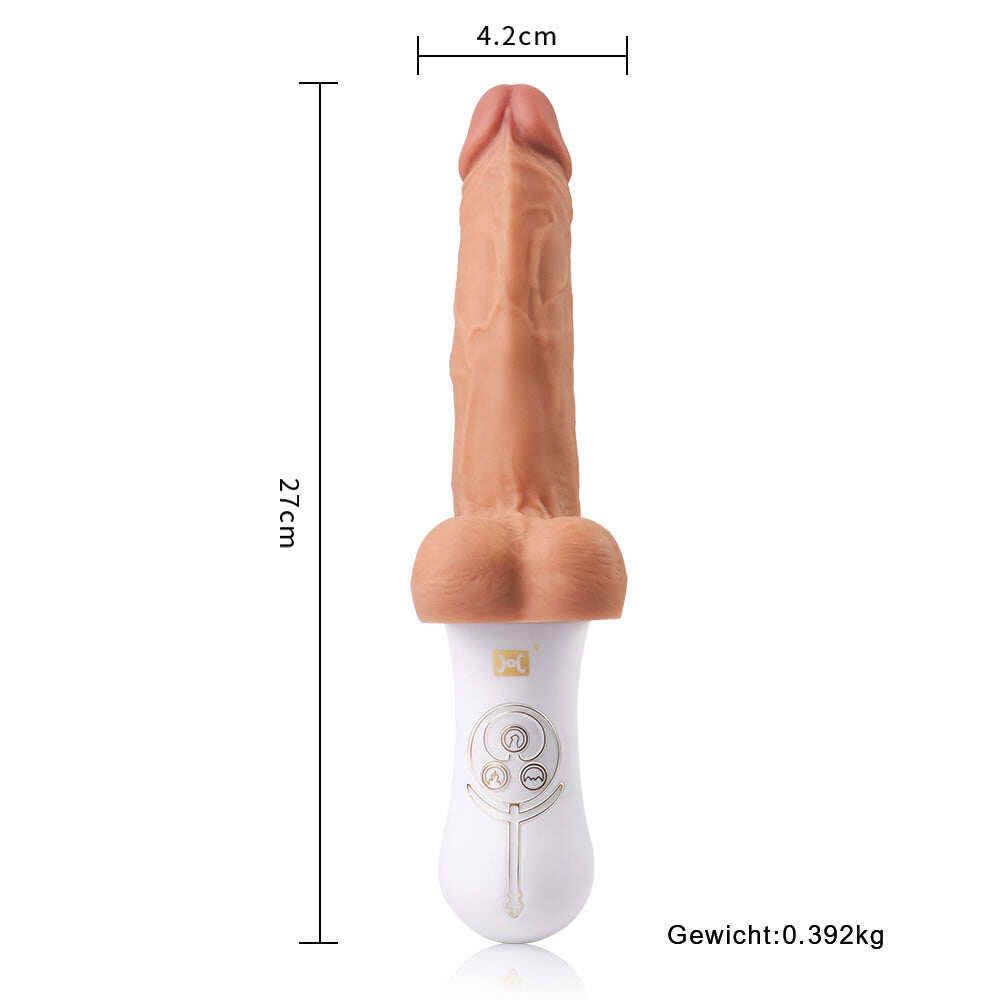 3 w 1 Realistyczne Dildo 6 Teleskopowe 10 Obrót wibracyjny Aivrobta