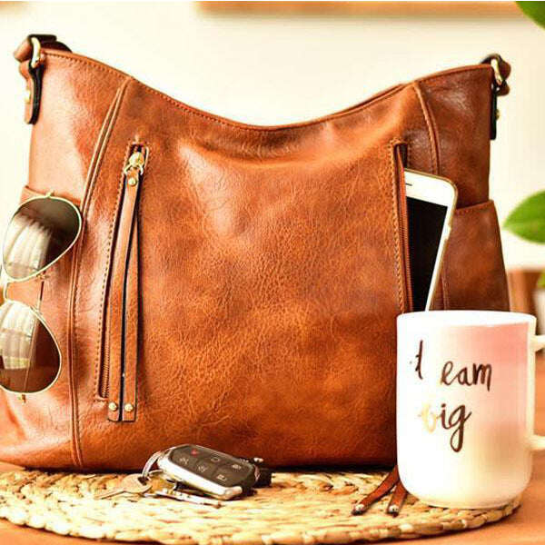 genuine leather handbag