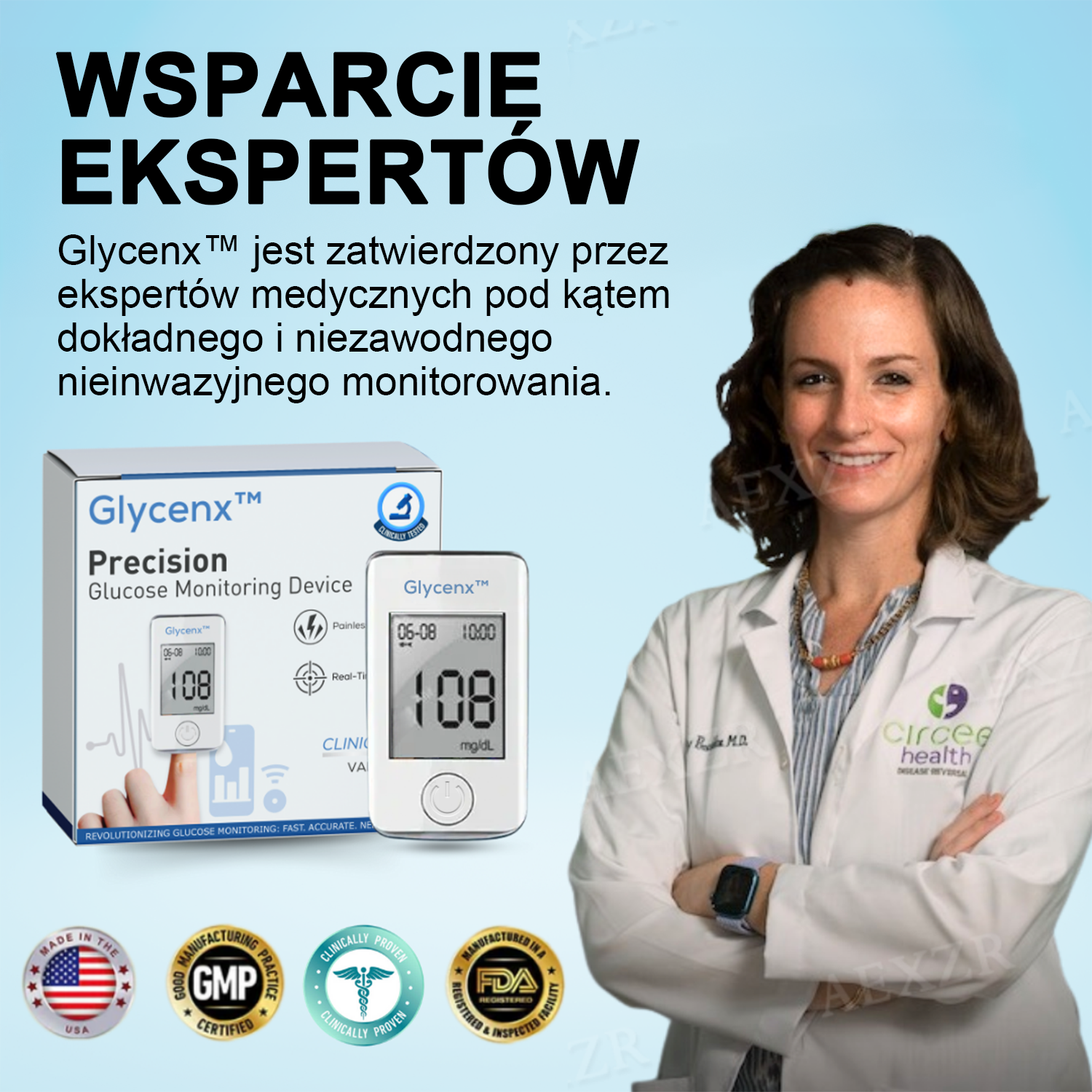 Glycenx™🎉🎉Újévi Akció🎉- Kedvezmény - 𝟟𝟘% 🅾🅵🅵 Pontos vércukor mérő készülék