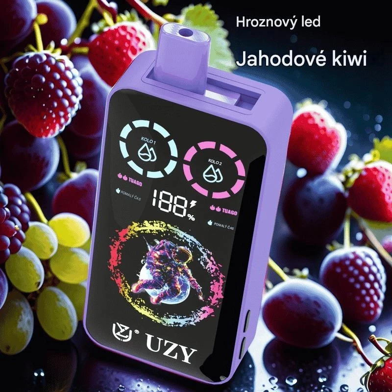 dual flavor disposable vape with smart screen 30K puffs