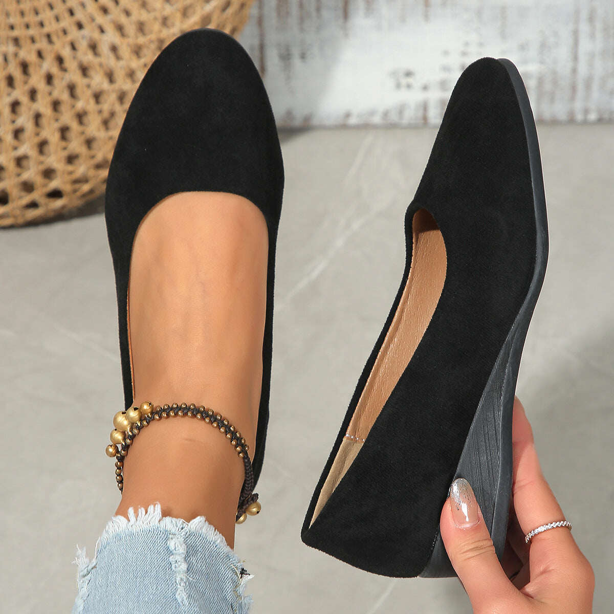 🔥Último dia de liquidação 60% DE DESCONTO 🔥 Sapatos baixos ortopédicos confortáveis, leves, antiderrapantes e respiráveis ​​para mulheres