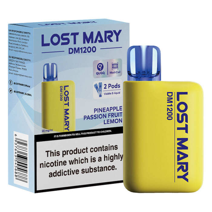 Lost Mary DM1200 Kit Vape descartável