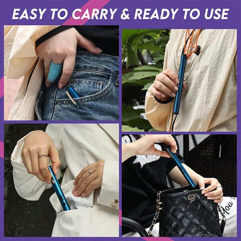 CANETA DE CHOQUE ULTRA TÁTICA DE ALTO DESEMPENHO OVEALLGO™ 25.000.000