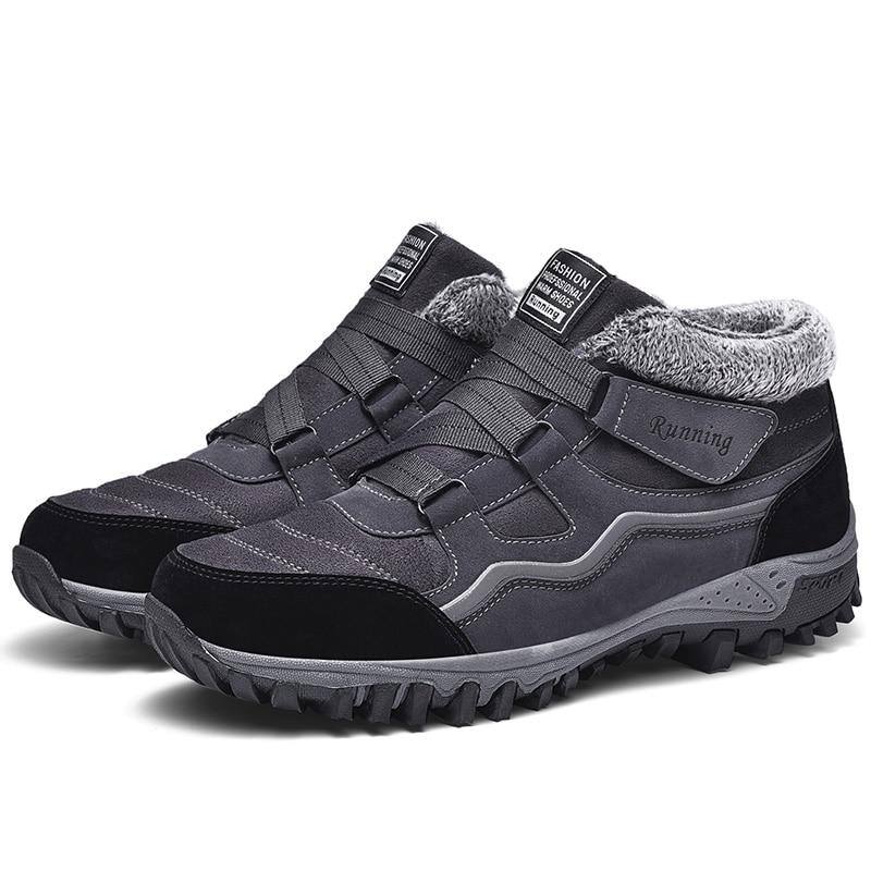 Glacial Comfort - Botas de corrida impermeáveis ​​unissex com velcro