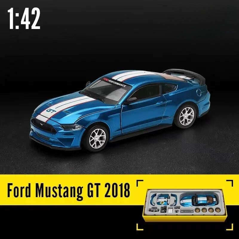 Комплект 2018 Ford Mustang GT Super Racing модел в мащаб 1:42