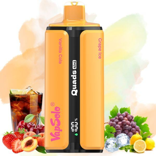 🚀 VOPVOP 120K – 120 000 slukkot bír ki | Négy íz egyben | Eldobható elektronikus cigaretta, nikotintartalom 0% / 2% / 5% • 10 íz