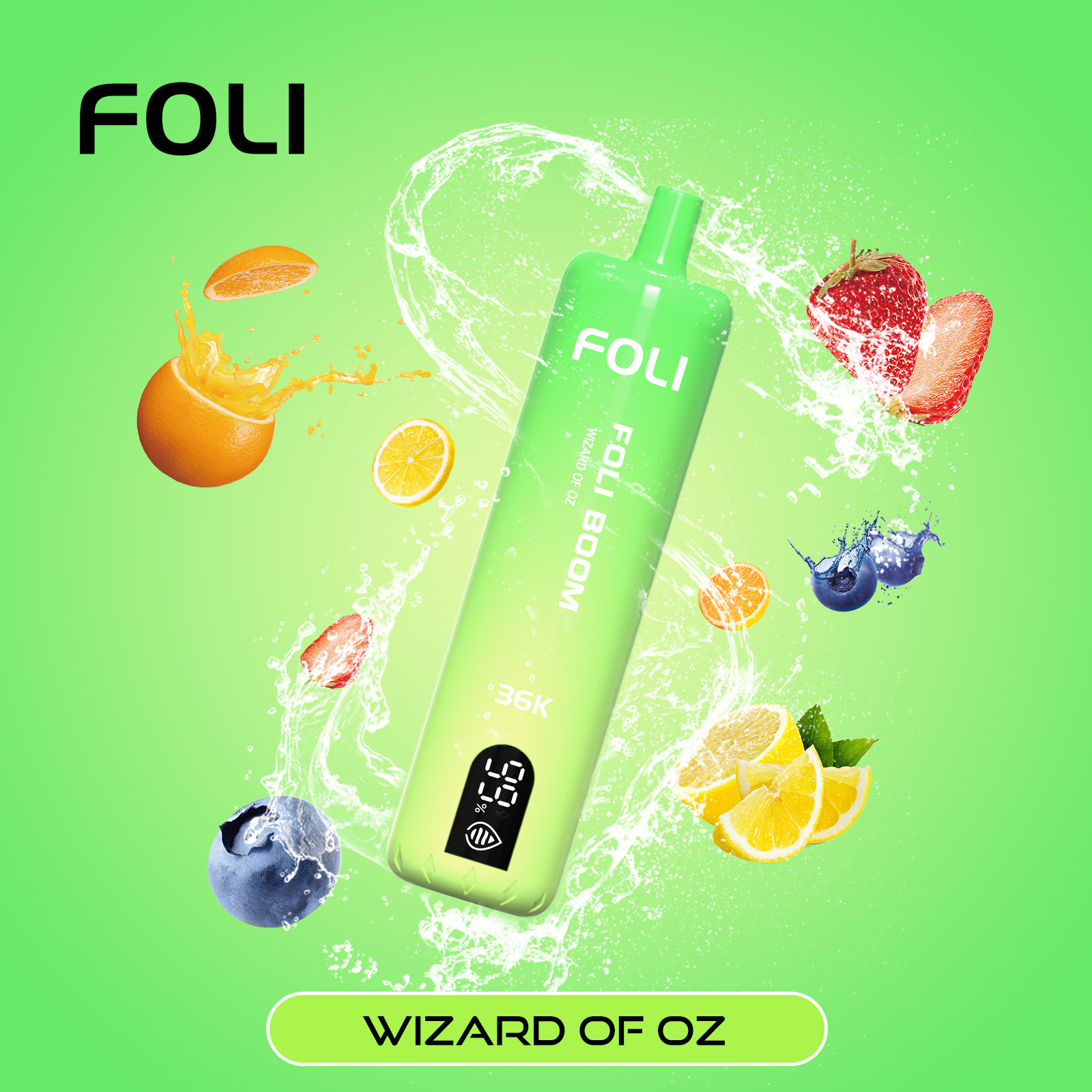 FOLI 36000 36K Puffs Najnowszy jednorazowy waporyzator