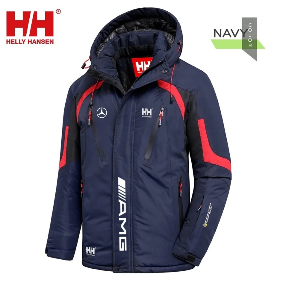 Helly Hansen | Mercedes-Benz AMG - 2025 nová podzimně-zimní nepromokavá a větruodolná teplá bunda