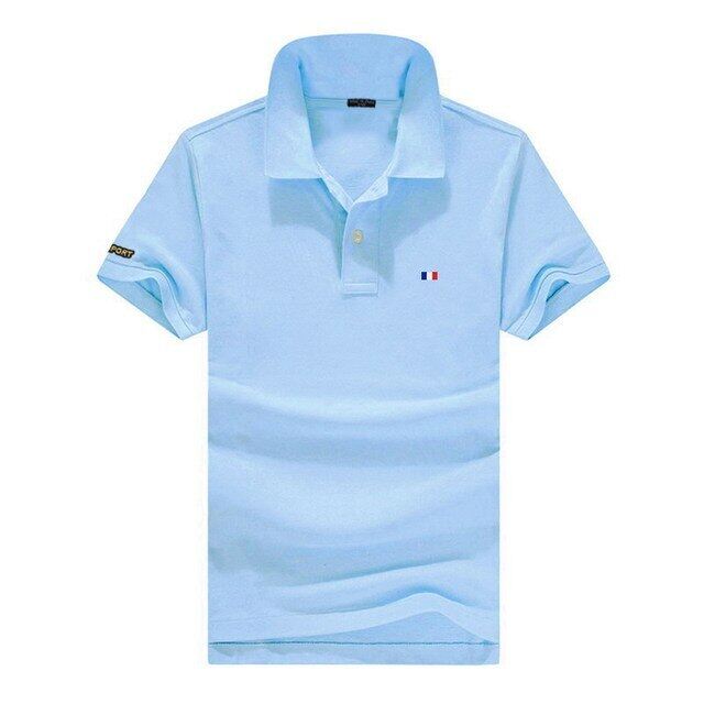 Camisa polo masculina manga curta com absorção de umidade e elasticidade com secagem rápida + proteção UV