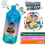 UZY 150K Puffs Vape Grape Ice & Mango Peach & Blueberry Watermelon