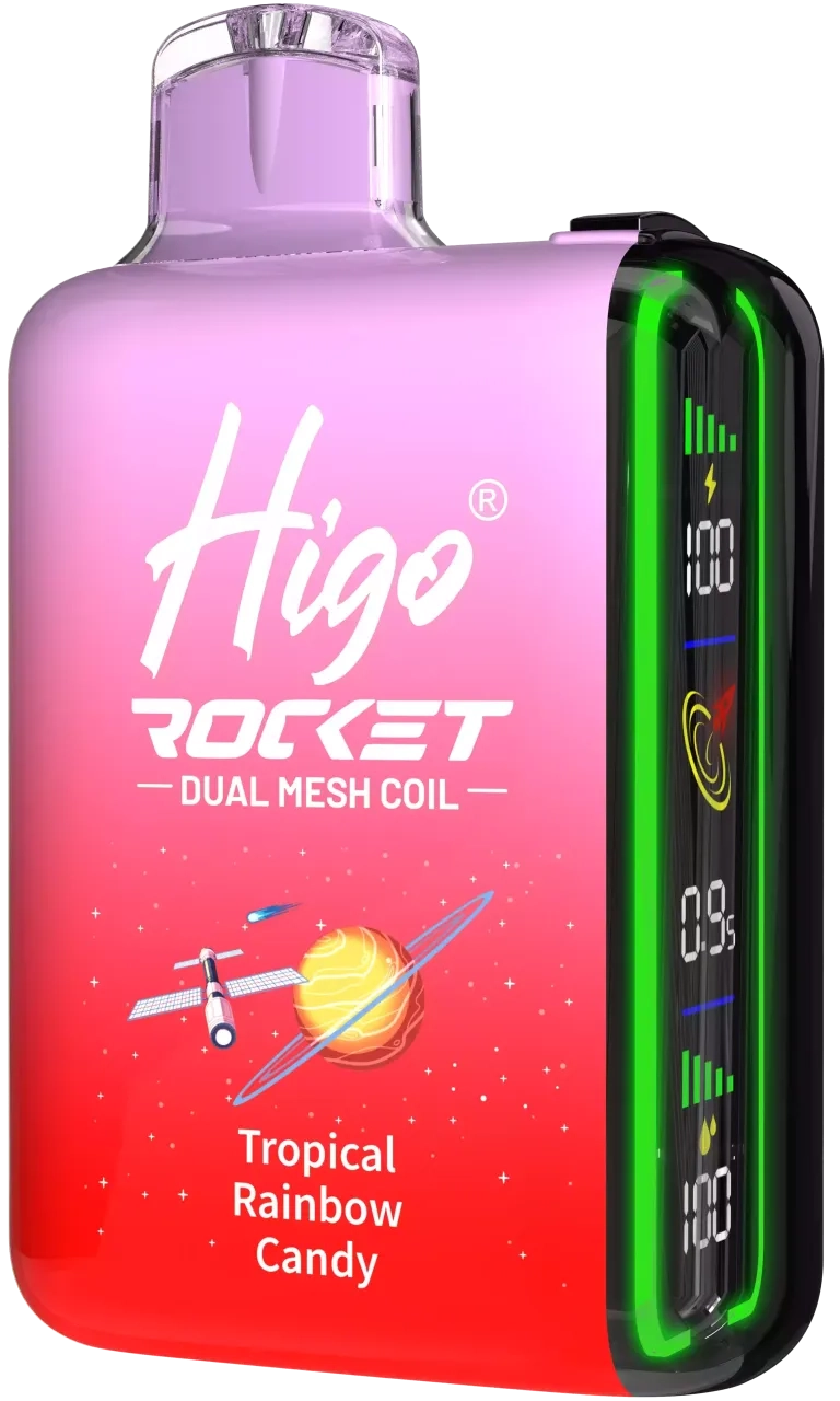 HIGO Rocket 20,000-puff refillable disposable vapes