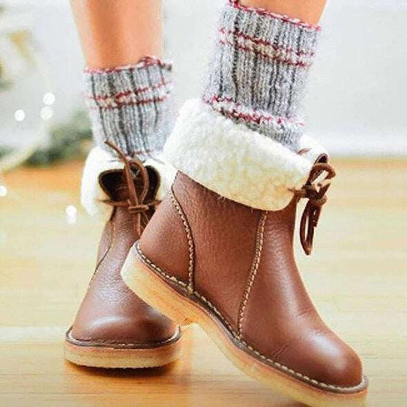 Wodoodporne buty z wełnianą wyściółką