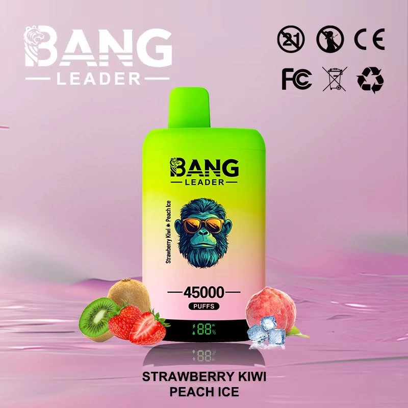 Bang Leader 45K Puffs Disposable Vape Cherry Ice & Strawberry Cranberry Cherry Ice