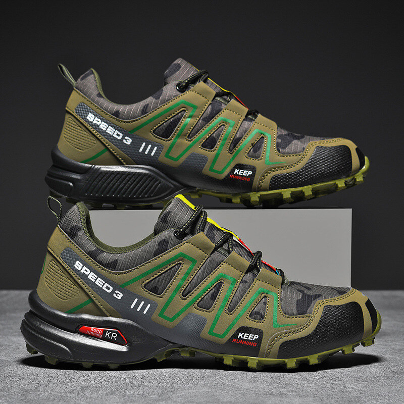 sapatos casuais de corrida cross-country salomon outdoor sapatos de caminhada masculinos