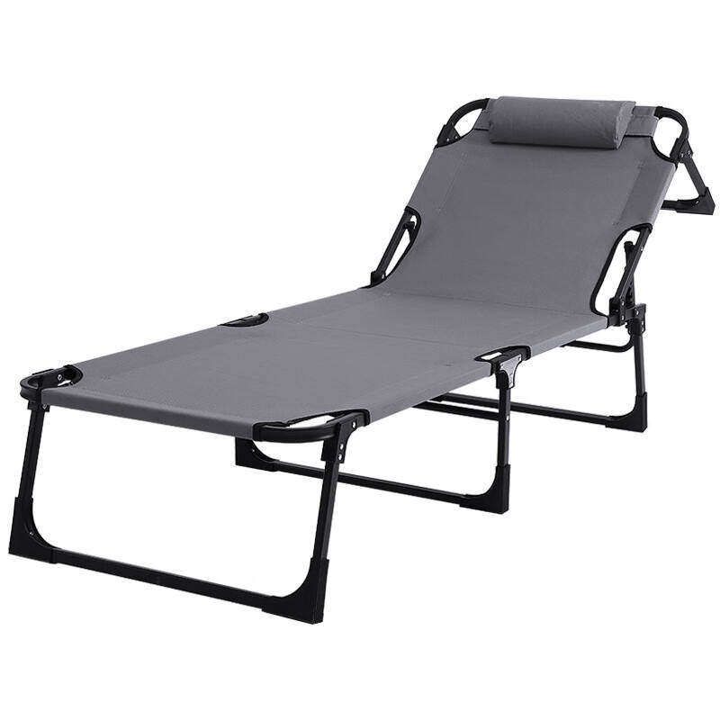 Explosive Models Durable Lightweight Foldable Triple Folding Bed Lounge Chair for Outdoor Park and Beach