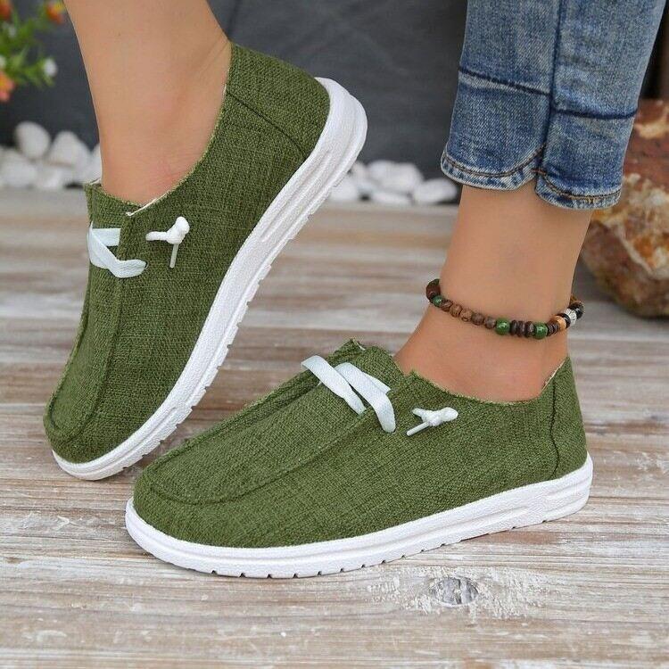 ✨2024 novos sapatos de lona respirável