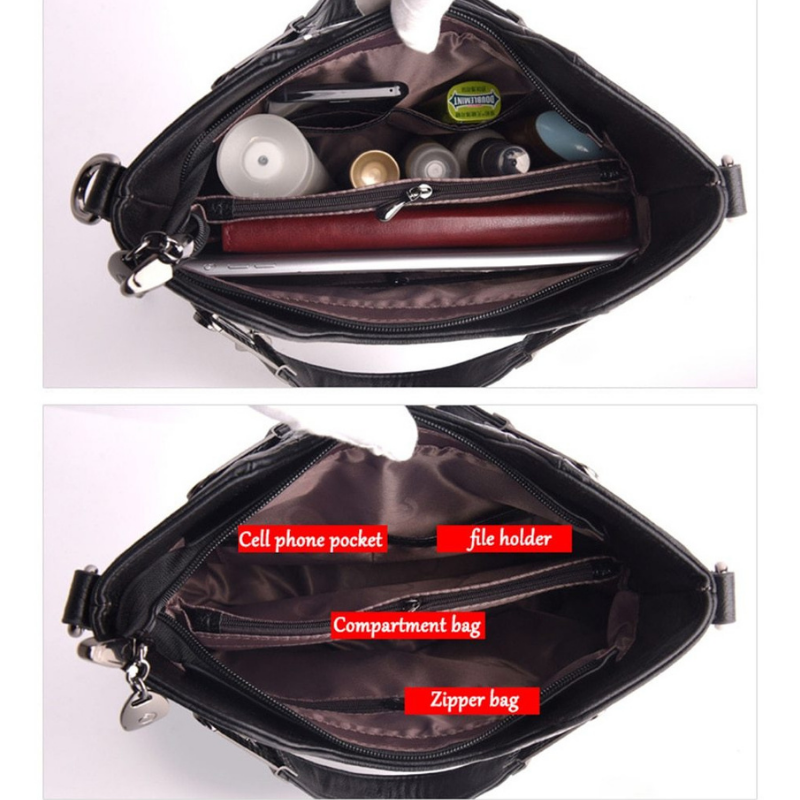 Bolsa de couro de luxo Sierra