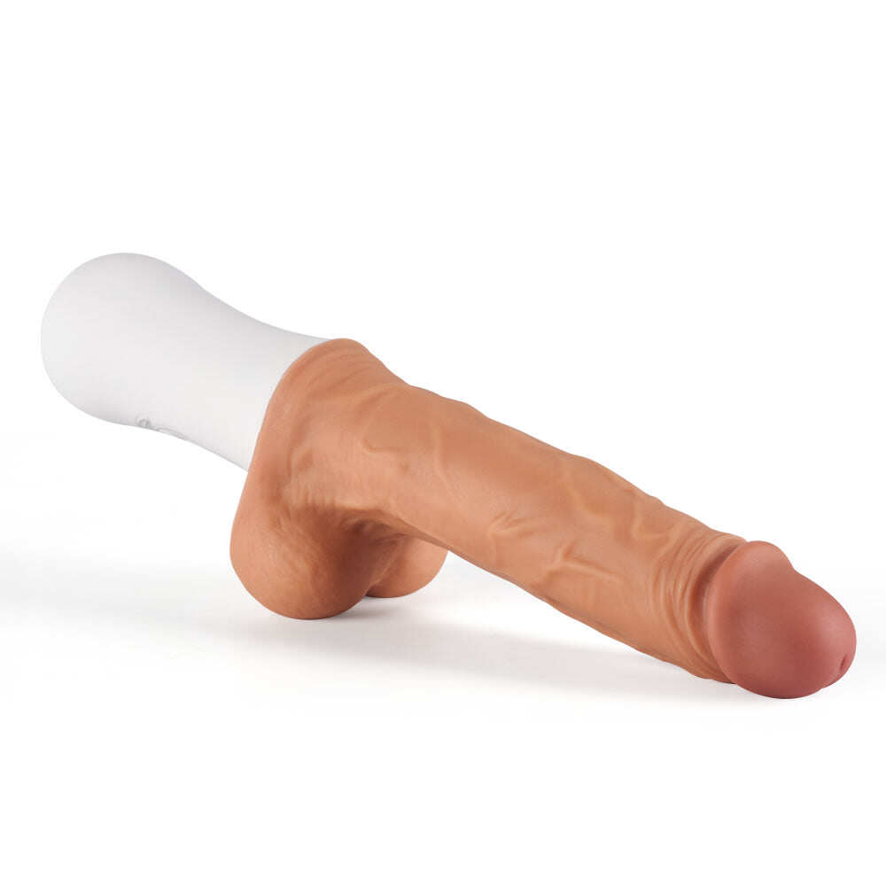 3 w 1 Realistyczne Dildo 6 Teleskopowe 10 Obrót wibracyjny Aivrobta