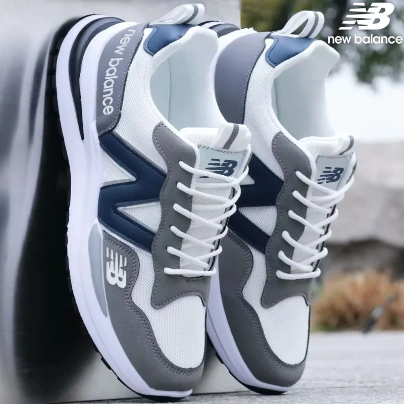 CALÇADOS DE INVERNO MASCULINO NEW BALANCE® COM SOLA DE MALHA ESPESSA ANTIDERRAPANTE