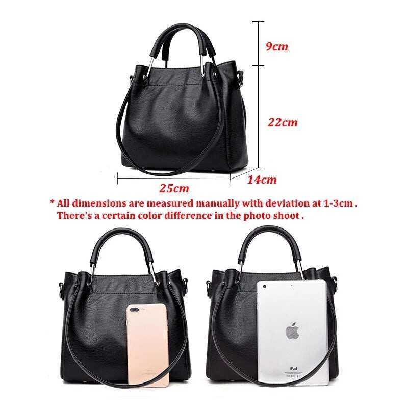 2024 Nova bolsa de couro genuíno da moda