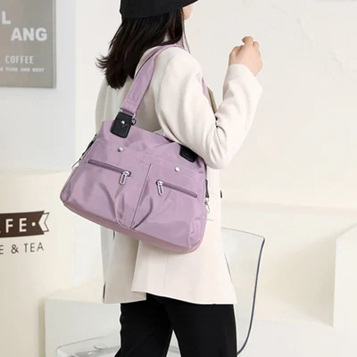 👜BOLSA DE OMBRO COM VÁRIOS BOLSOS E À PROVA D'ÁGUA DE GRANDE CAPACIDADE