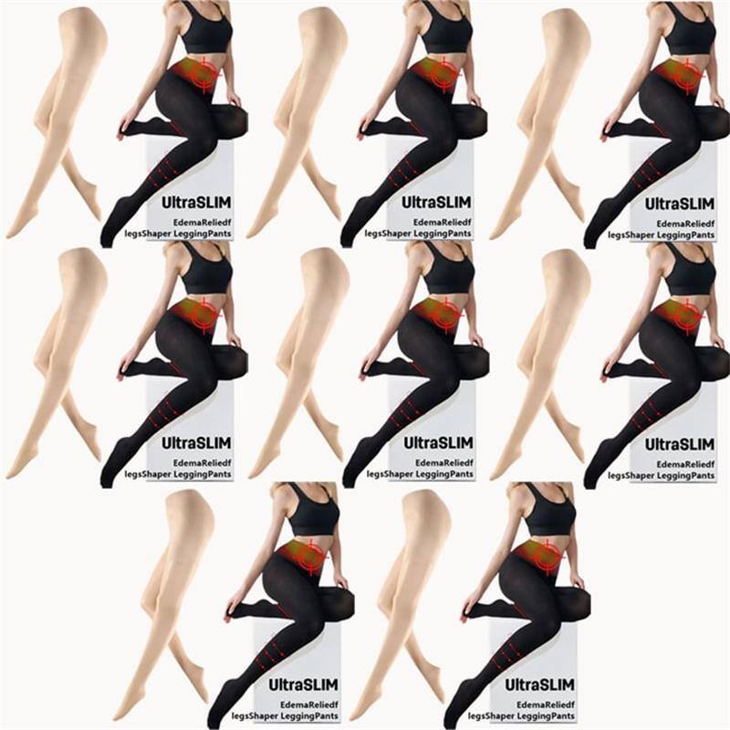 Calças modeladoras de pernas muito leves e suaves