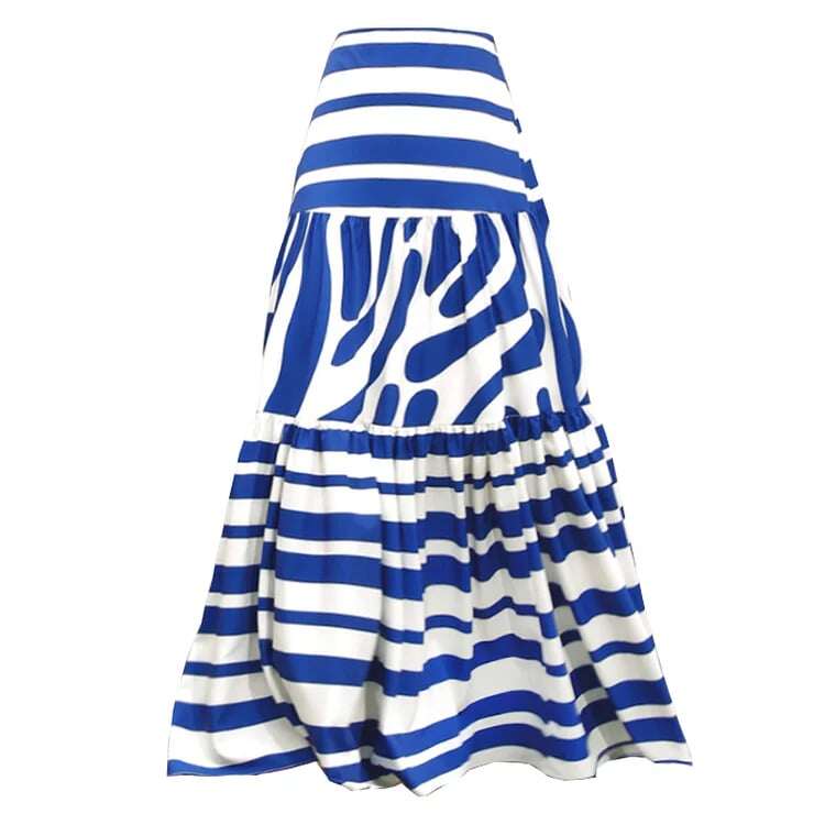 2025 New Striped one-piece Swimsuit Set