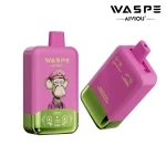 waspe 40000 puffs Red Bull Strawberry Flavor + Blackcurrant Ice