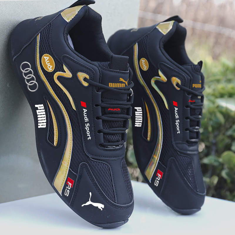 PUMA ®&AUDI ® 2025  Nowe, wiosenne, oddychające trampki męskie