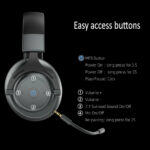 GH03 Wireless Gaming Headset, 2.4G Gaming Headset Headphone with Microphone.