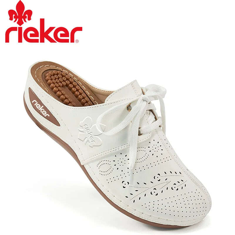 Nové dámske masážne sandále Rieker® s podporou klenby