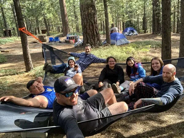 Rede para várias pessoas - design patenteado de 3 pontos🔥Promoção no último dia com 50% de desconto