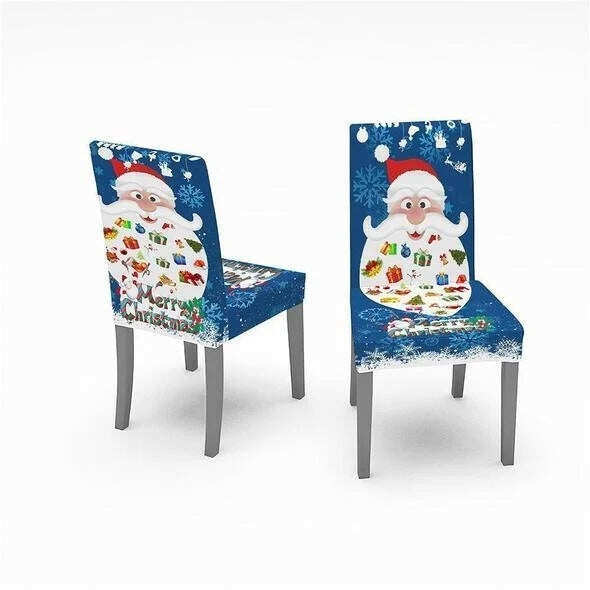 🎅 Promoção de Natal com 50% de desconto - Decoração de toalha de mesa de Natal para cadeira