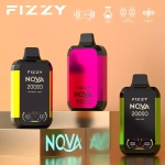 Fizzy Nova 20000 Puffs Dual Mesh LCD Screen Rechargeable Disposable Vapes Random Option (fast delivery)
