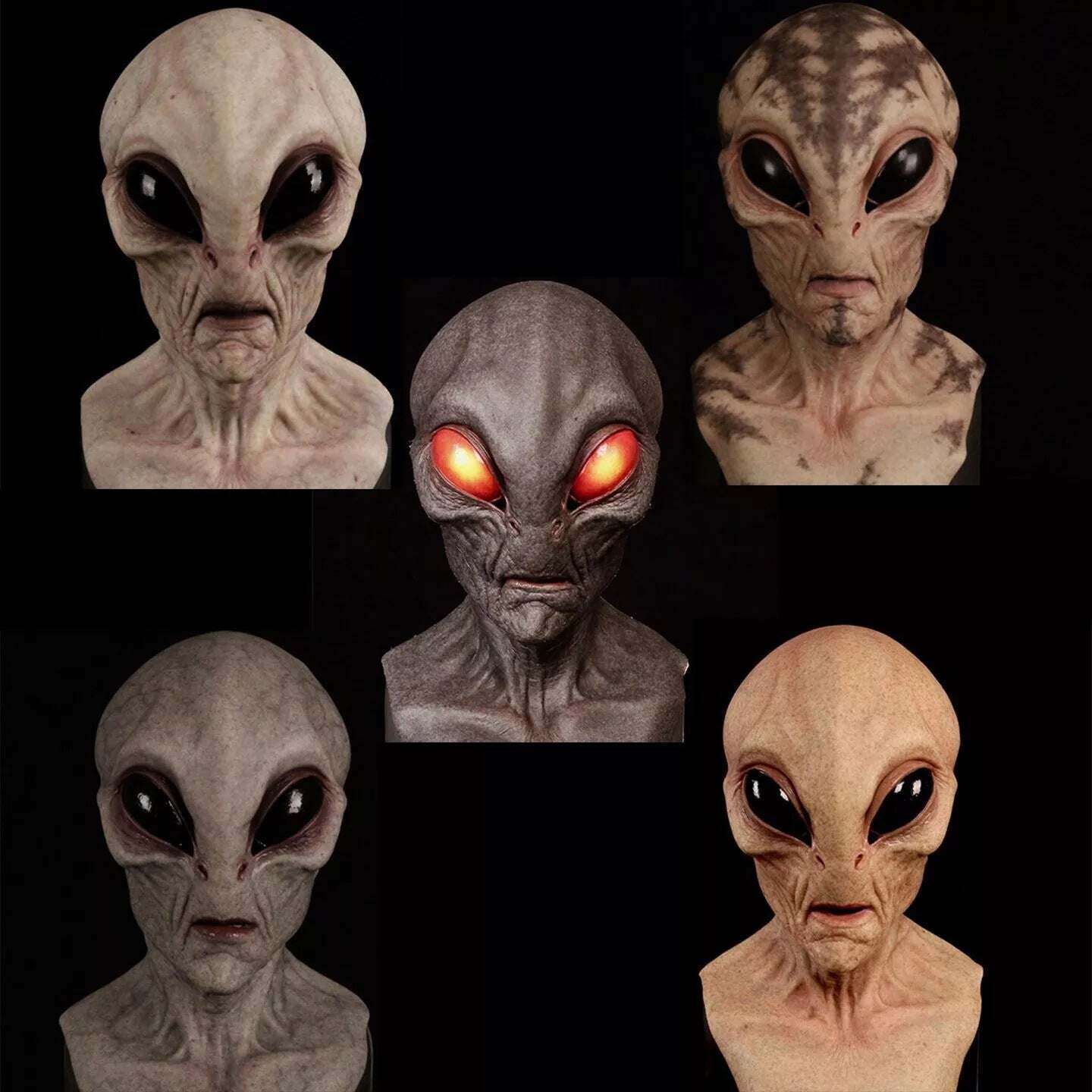 🛸Melhor presente🤯Máscara alienígena engraçada