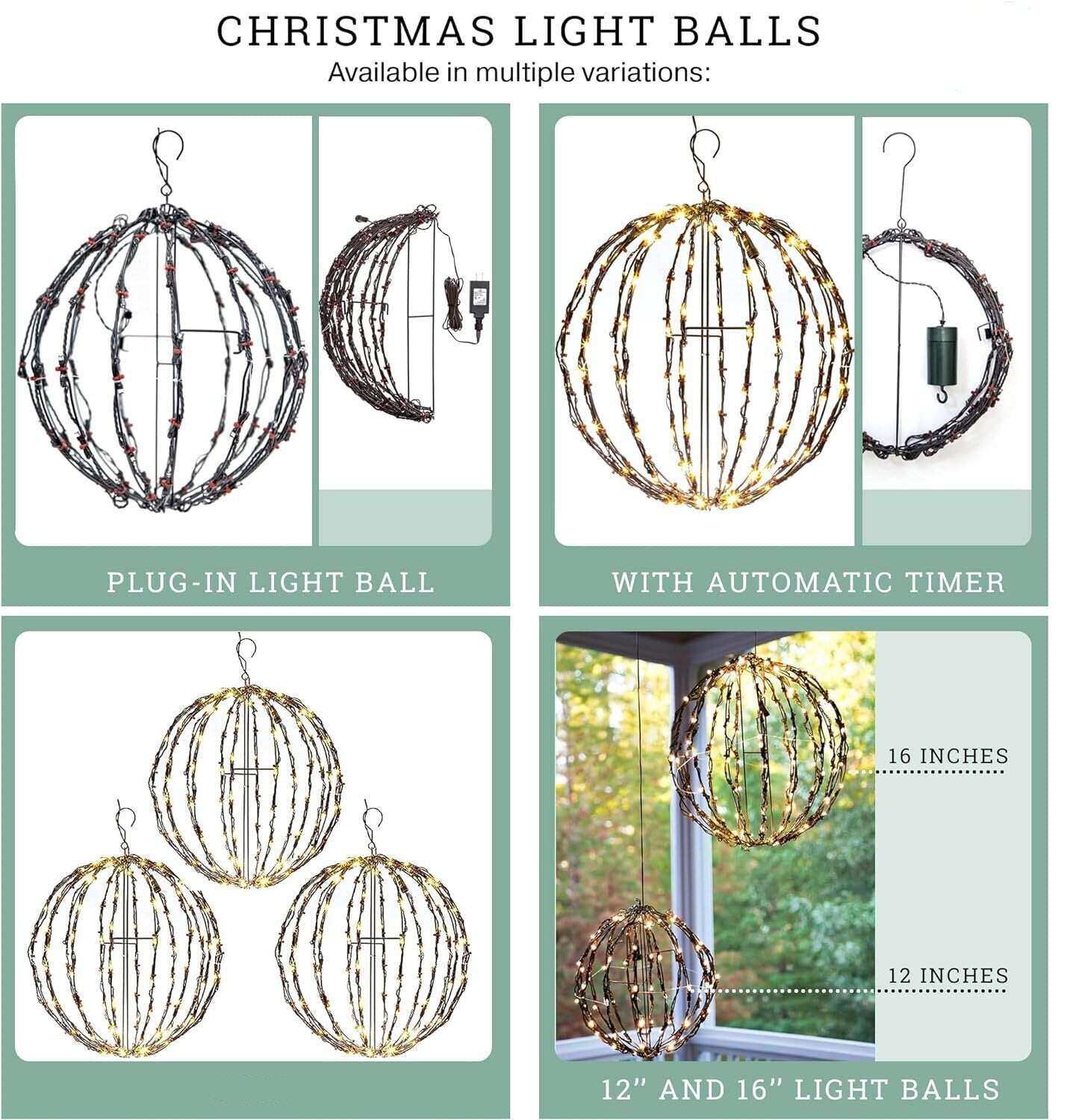 🎅Promoção de Natal 2024🔥 Lâmpada globo durável, à prova d'água, durável, leve e brilhante