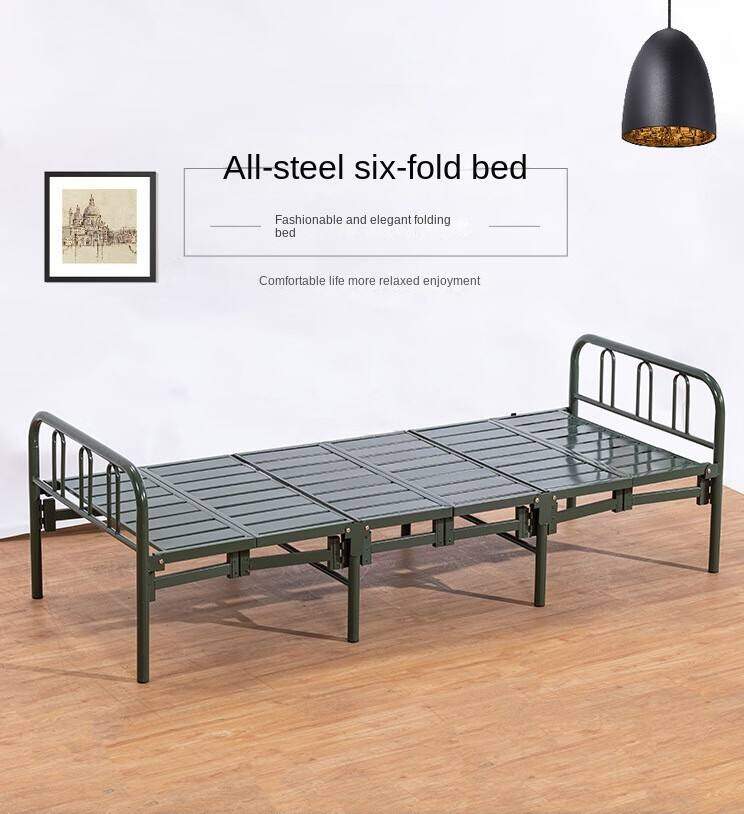 Source Factory Fashionable Elegant Sturdy Steel Folding Lounge Chair for Dormitory Office Bedroom