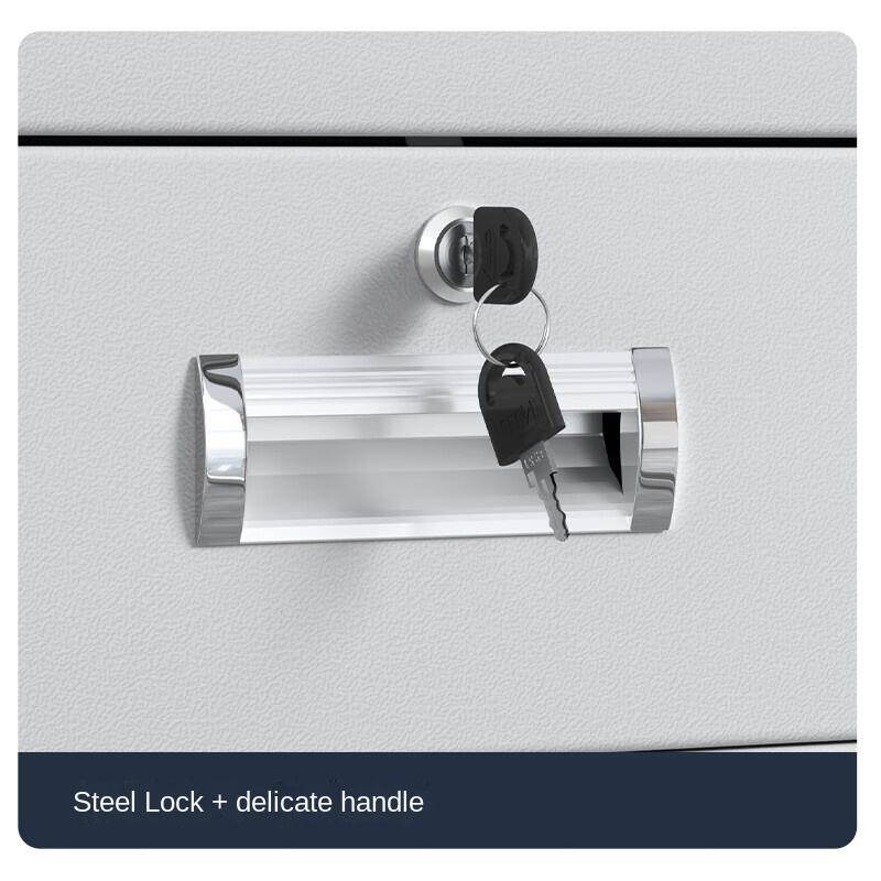 Factory Direct 1850*900*400mm Adjustable Layer Plate Double Drawer Four Door Filing Cabinet with Key Lock