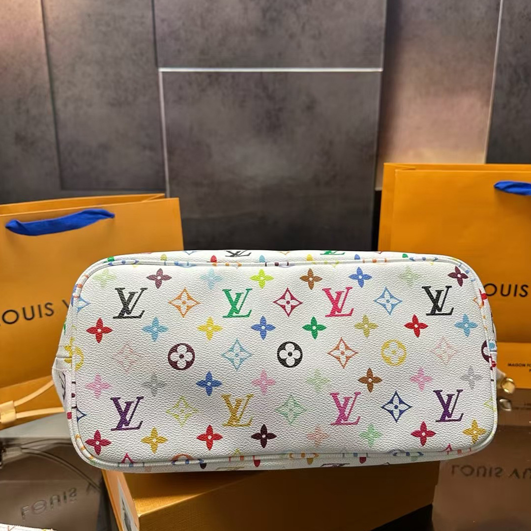 Louis Vuitton tri-color shopping bag